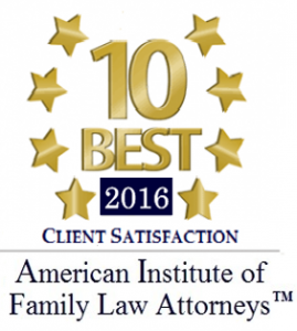10 Best 2016 Client Satisfaction American Institute Of Family Law Attorneys Tm